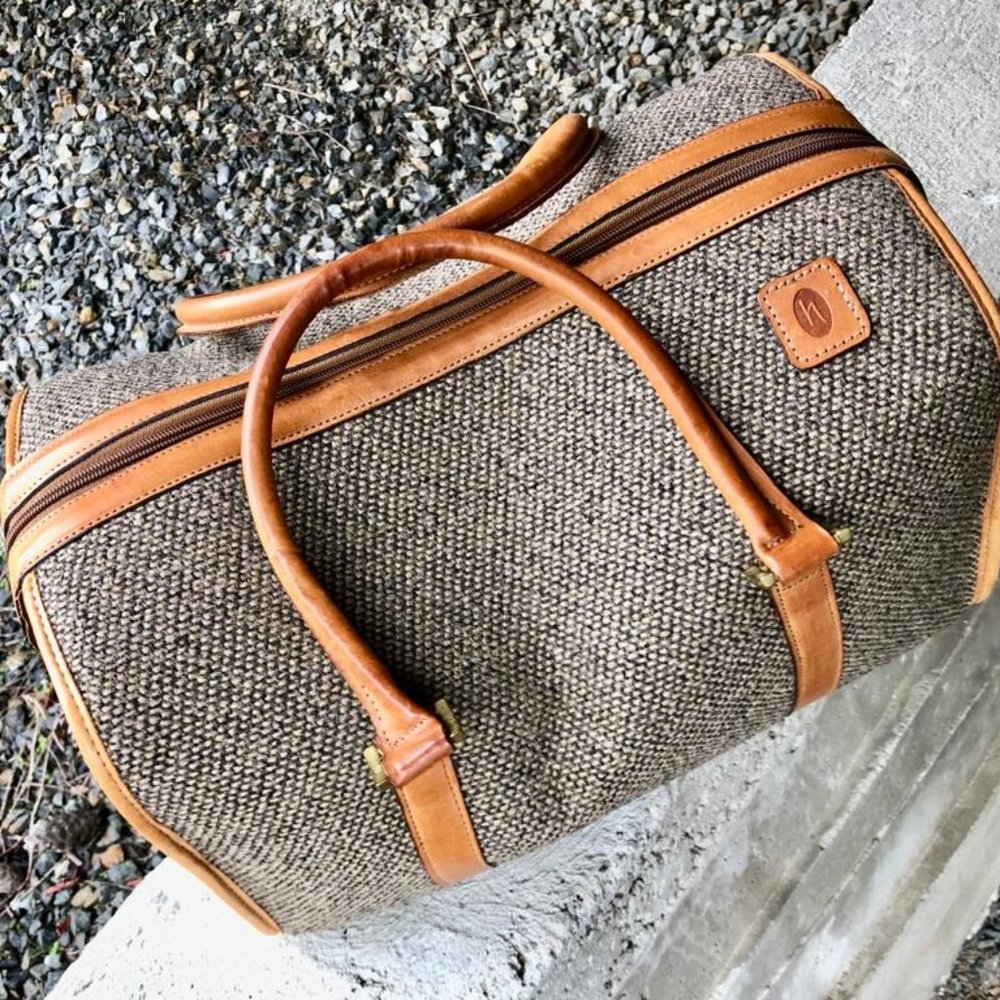 Hartmann Carry-On Doctor Bag Style Duffel Tweed